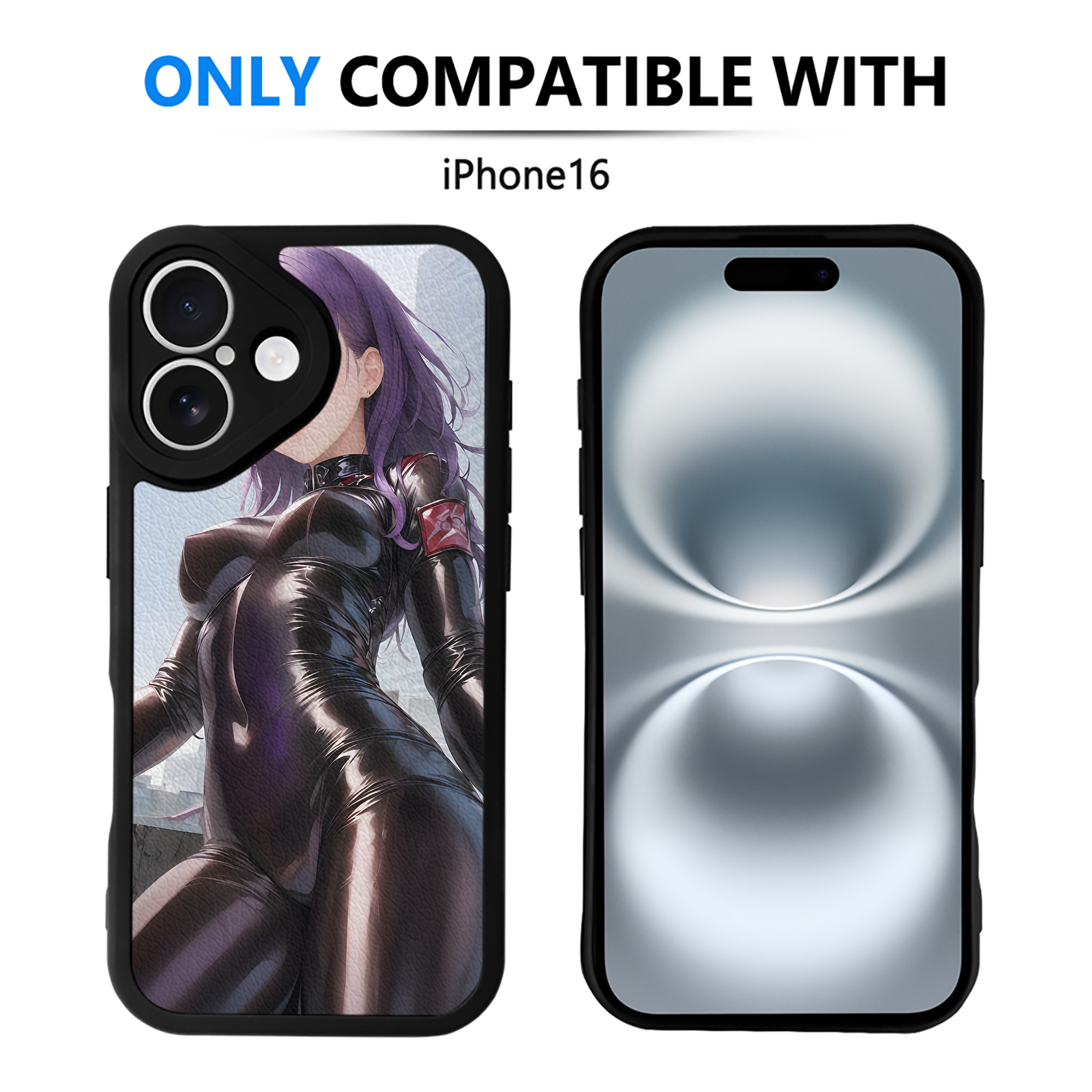 （画像用） EVA 新世紀エヴァンゲリオン 【iPhone 16シリーズ対応】シリコンスマホケース（レザー調） 材質：シリコン
